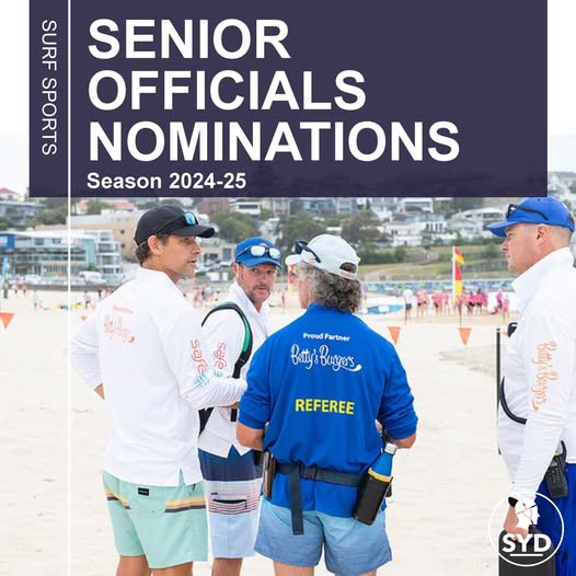 Senior Officials Nominations Season 2024/25