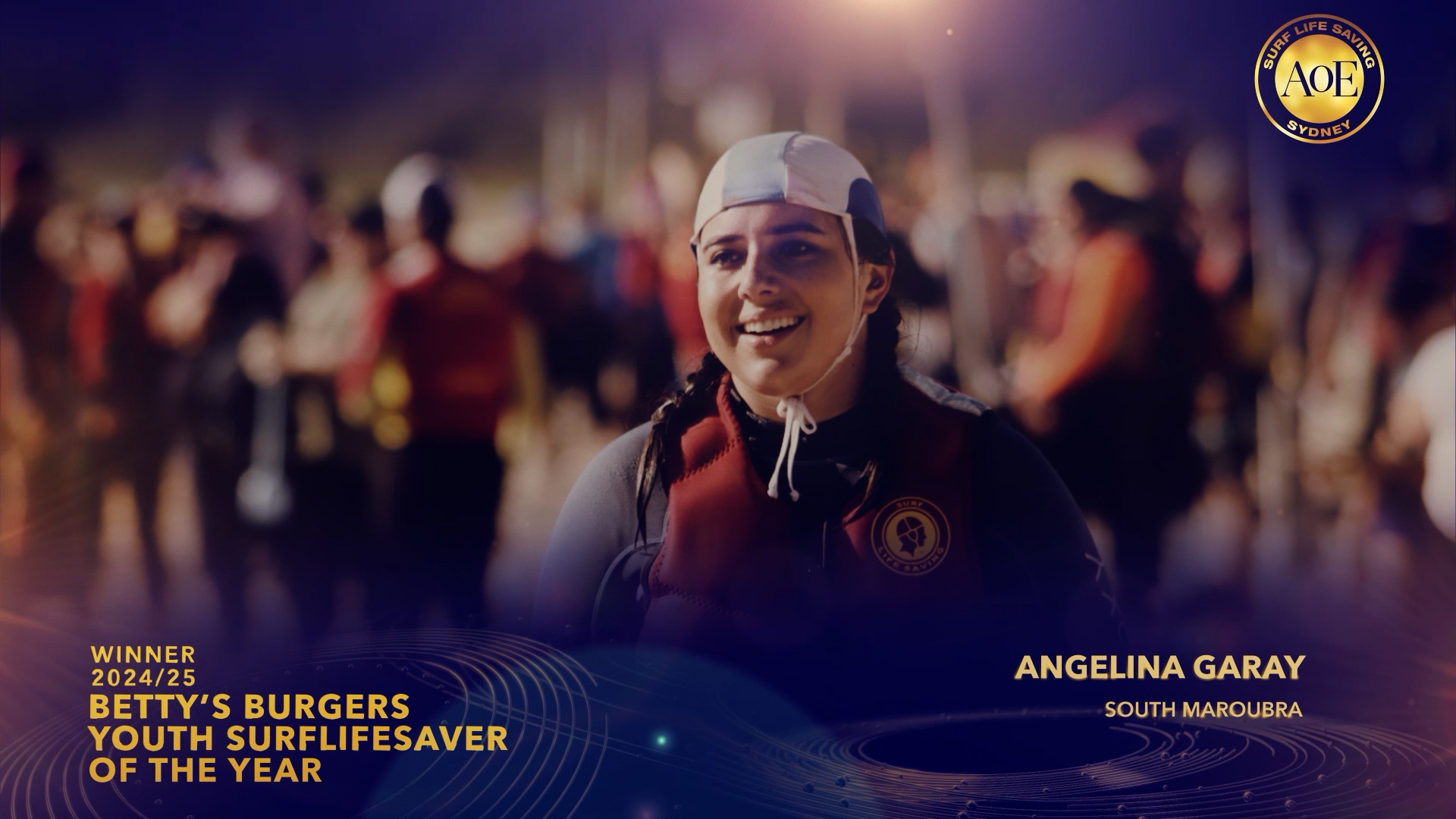 AOE Betty’s Burgers Youth Surf Lifesaver of the Year – Winner