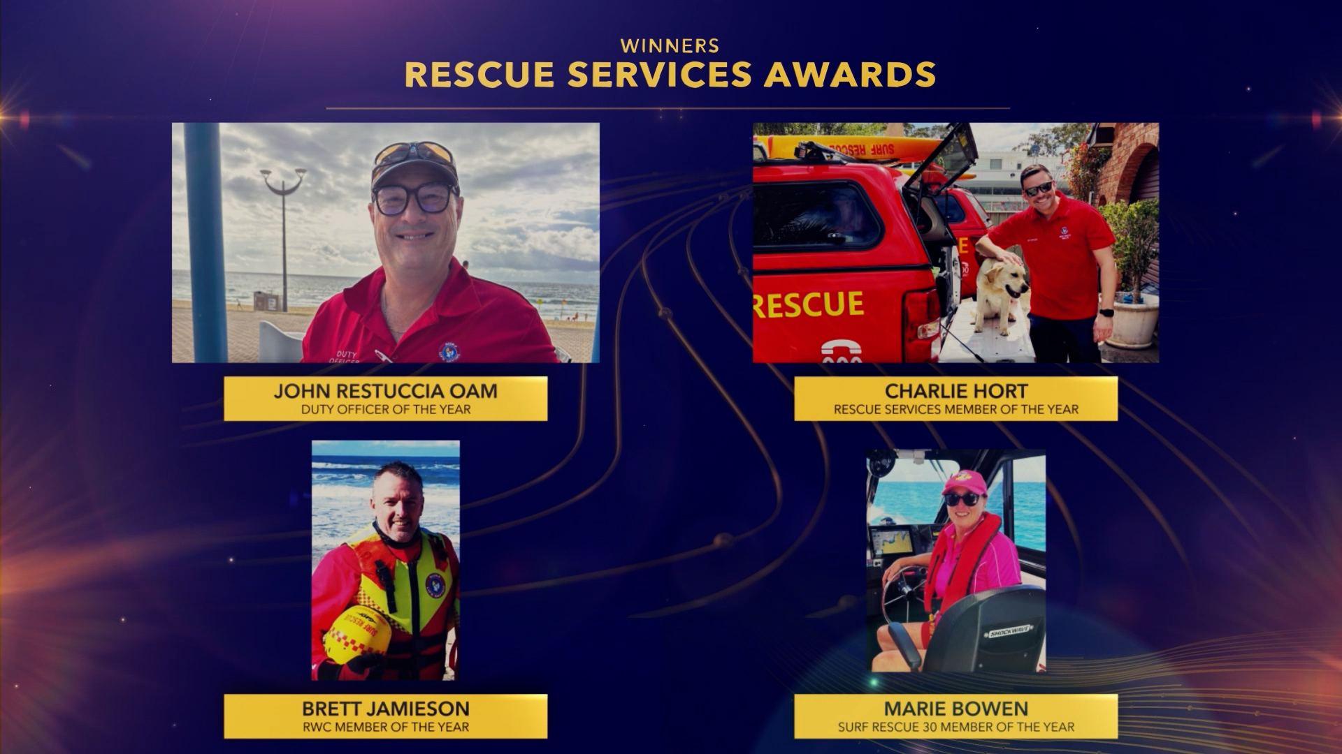 AOE Rescue Services Awards – Winners