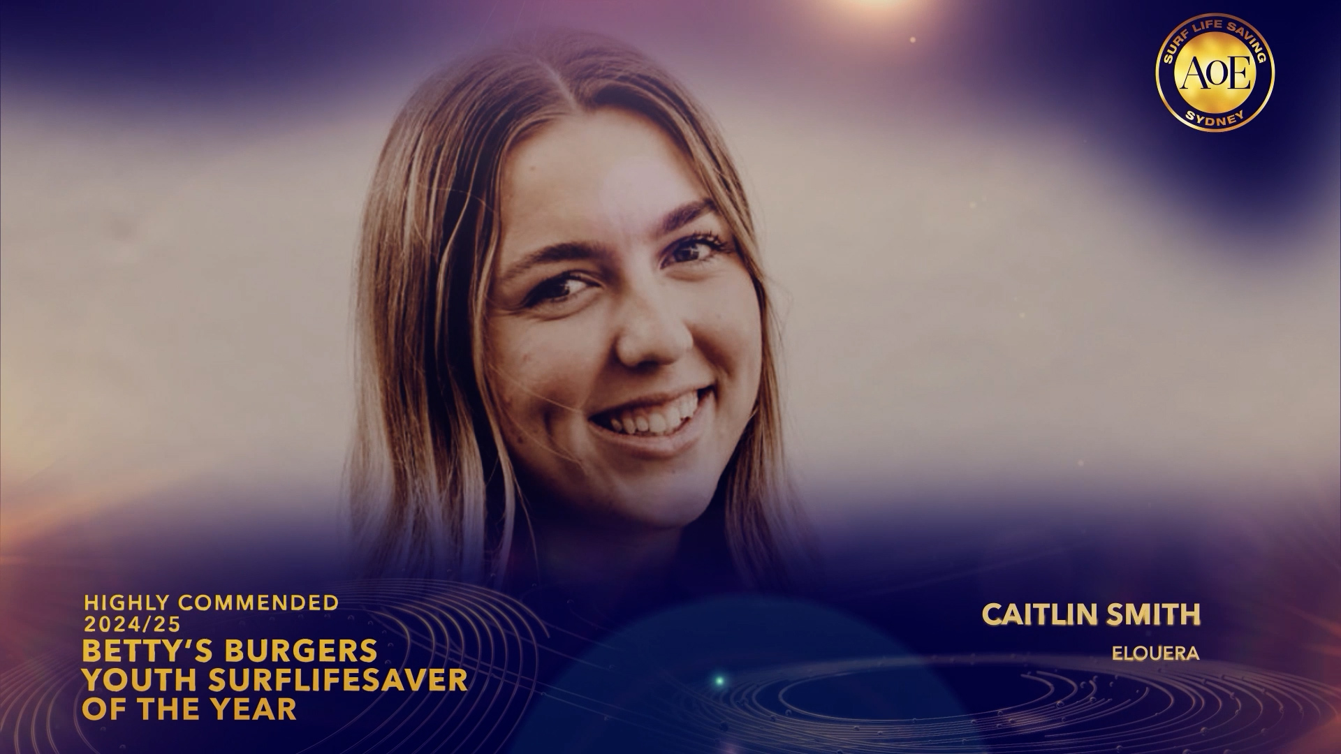 AOE Betty’s Burgers Youth Surf Life Saver of the Year – Highly Commended