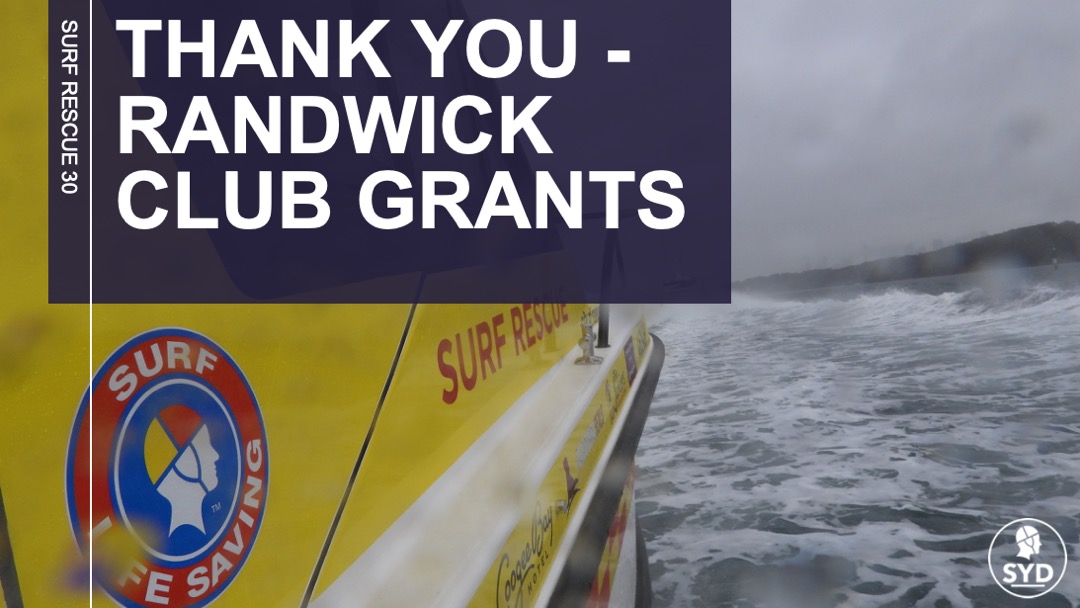 Thank you – Randwick Club Grants