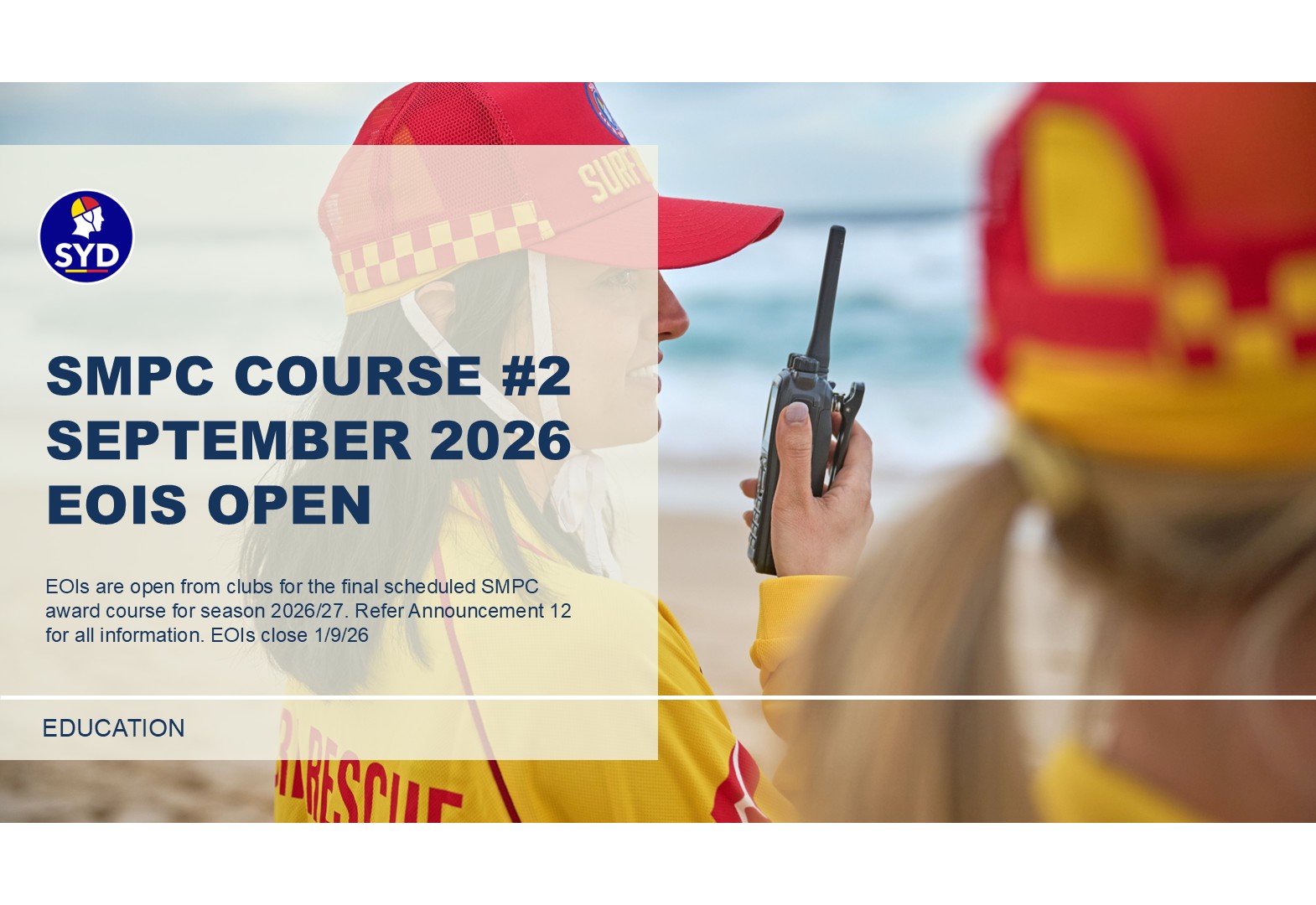 SMPC Award Course #2 September 2026 EOIs Open