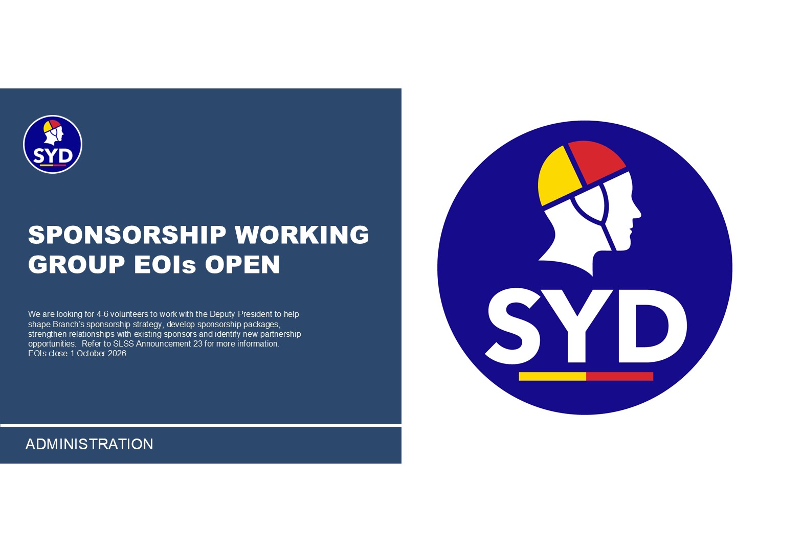 Sponsorship Working Group EOI